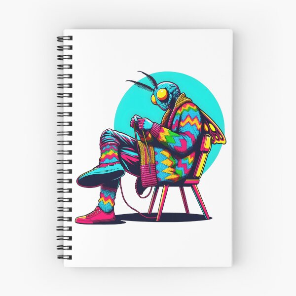 Item preview, Neon Mothman Knitting designed and sold by Truck Stop One.