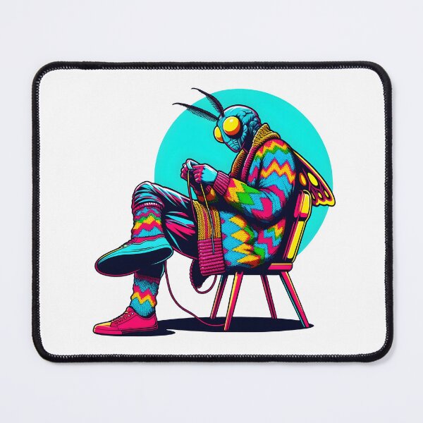 Item preview, Neon Mothman Knitting designed and sold by Truck Stop One.