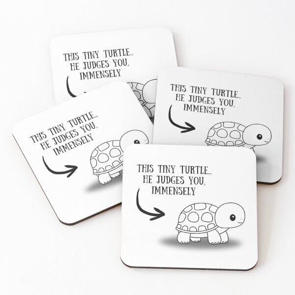 Item preview, This Tiny Turtle He judges You, immensely designed and sold by StarArtsStudio.