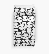 Panda Crowd Duvet Cover