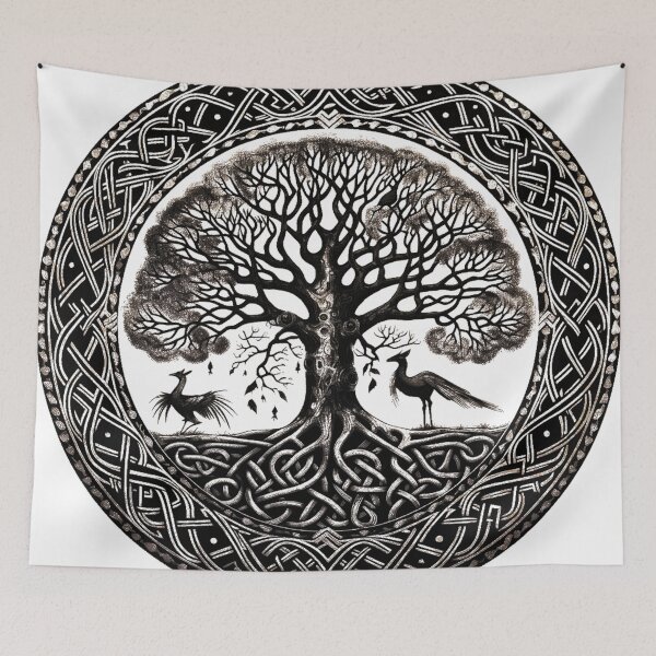 Item preview, Mystic Knotwork - Celtic Tree of Life and Myth designed and sold by dungeonwarriors.
