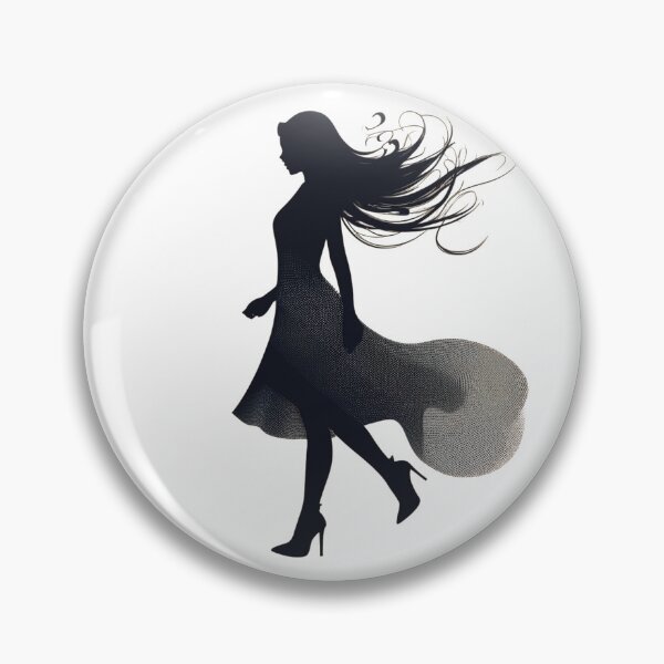 Item preview, a lady walking on the wind designed and sold by JangmiHorang.