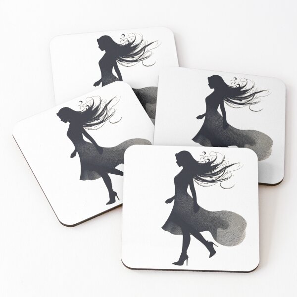 Item preview, a lady walking on the wind designed and sold by JangmiHorang.