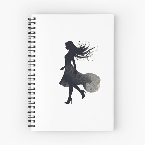 Item preview, a lady walking on the wind designed and sold by JangmiHorang.