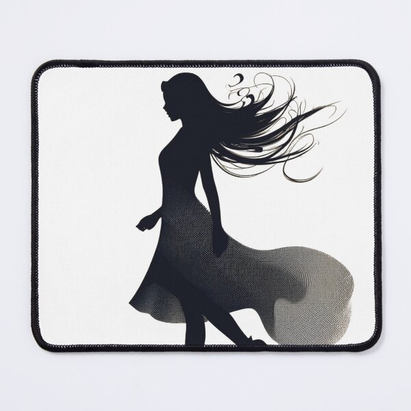 Item preview, a lady walking on the wind designed and sold by JangmiHorang.