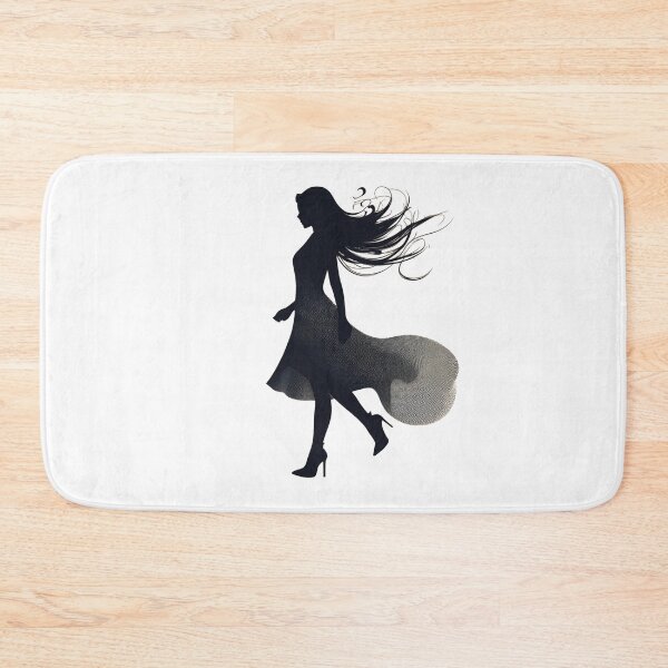 Item preview, a lady walking on the wind designed and sold by JangmiHorang.