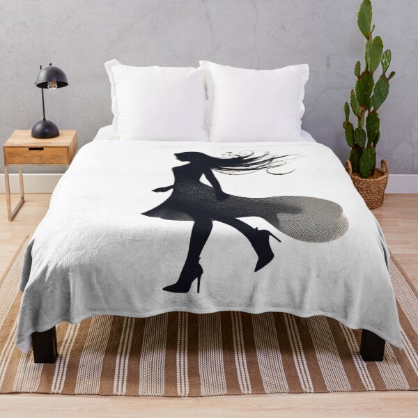 Item preview, a lady walking on the wind designed and sold by JangmiHorang.