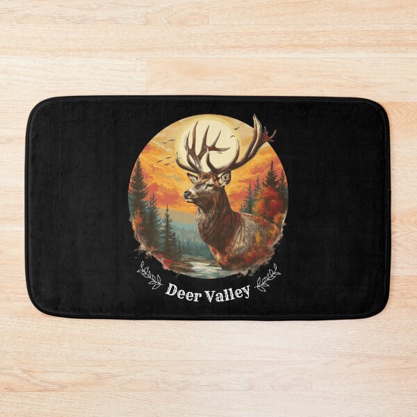 Item preview, Enchanting Deer Valley Majesty T-Shirt - Impressionistic Synthwave Design in Earthy Tones designed and sold by zax454.