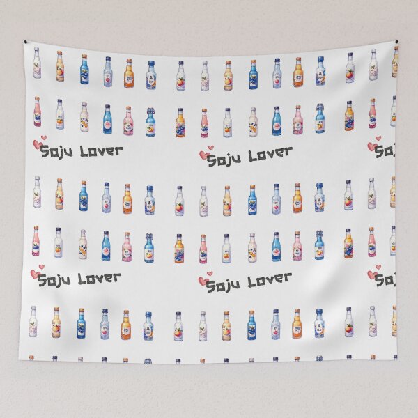 Item preview, Korean Food - Soju bottle - Set Sticker  designed and sold by olympe-store.