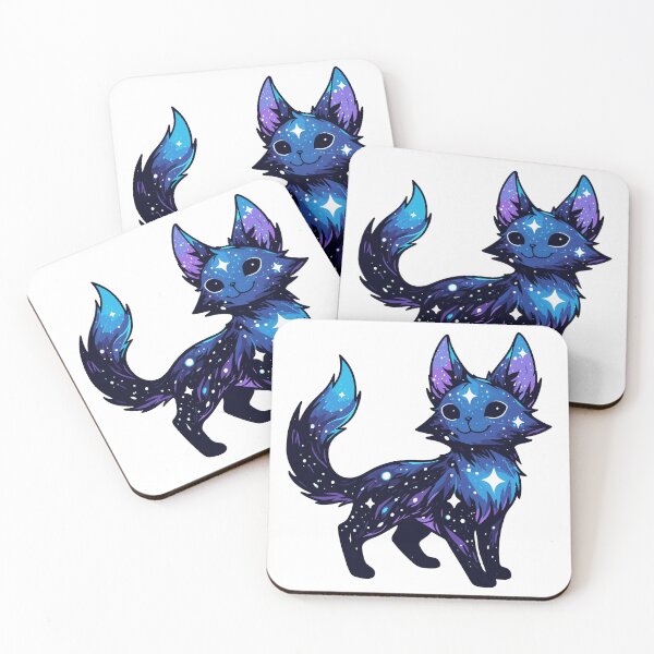 Item preview, Kawaii Cosmic Cat in Stars designed and sold by TomFrontierArt.