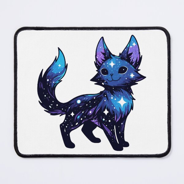Item preview, Kawaii Cosmic Cat in Stars designed and sold by TomFrontierArt.