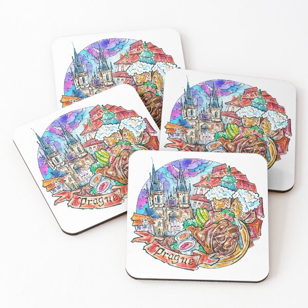 Item preview, Prague watercolor art designed and sold by Shevi.