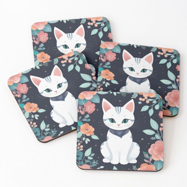 Item preview, call of cat from city of soul on flowers designed and sold by JangmiHorang.