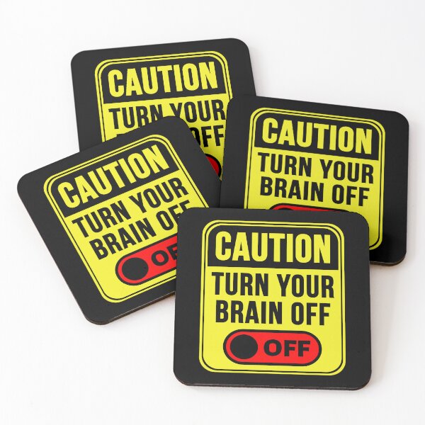 Item preview, Turn Your Brain Off designed and sold by MarkMySign.