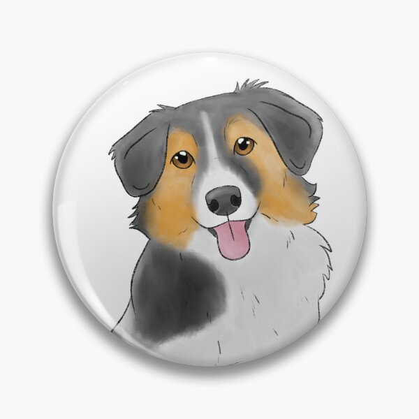 Item preview, Black tri Australian Shepherd  designed and sold by Cynthiaetal.