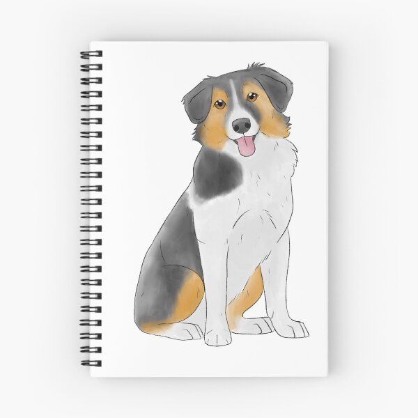 Item preview, Black tri Australian Shepherd  designed and sold by Cynthiaetal.