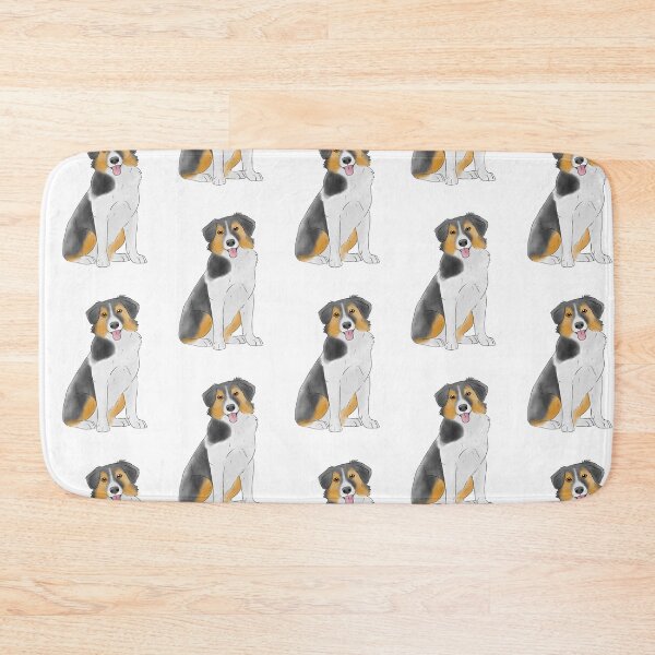 Item preview, Black tri Australian Shepherd  designed and sold by Cynthiaetal.
