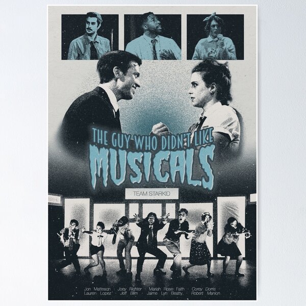 Item preview, The Guy Who Didn't Like Musicals Vintage Poster designed and sold by pointlessnachos.