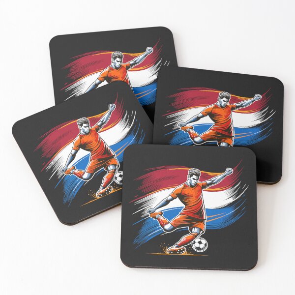 Item preview, Dynamic Netherlands Soccer Star in Action - Vector Design designed and sold by SerhiiArt.