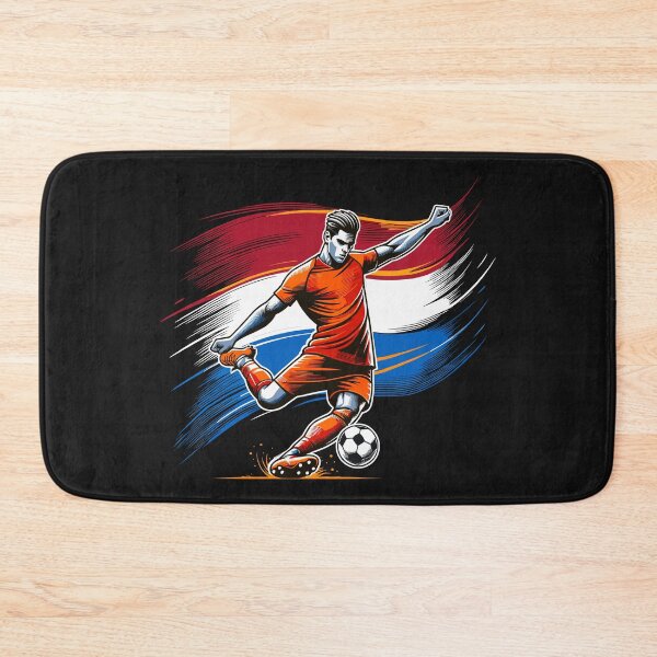 Item preview, Dynamic Netherlands Soccer Star in Action - Vector Design designed and sold by SerhiiArt.