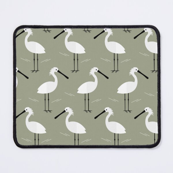 Item preview, Spoonbills on green designed and sold by reneesillus.