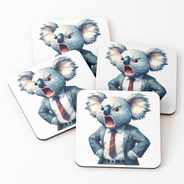 Item preview, Angry Office Worker Koala designed and sold by Emanuel Gabrielle.