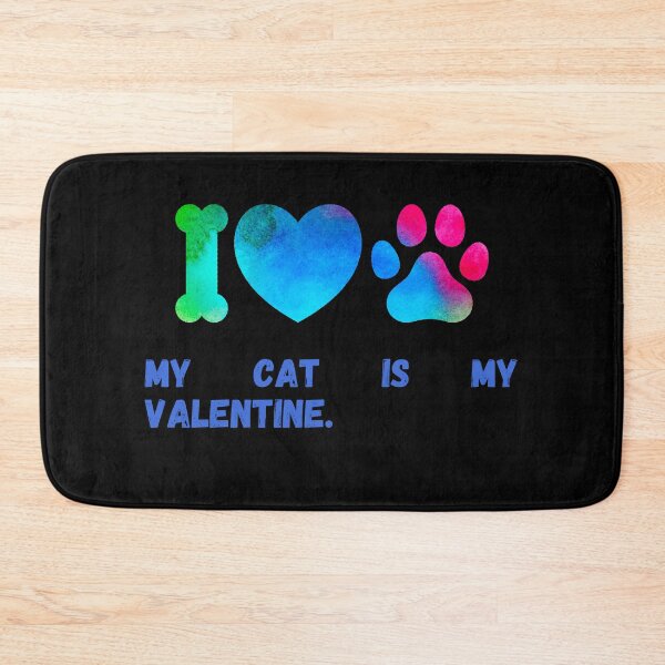Item preview, My cat is my valentine designed and sold by Creativedsigna.