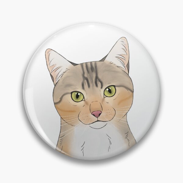 Item preview, Tortie tabby cat portrait  designed and sold by Cynthiaetal.