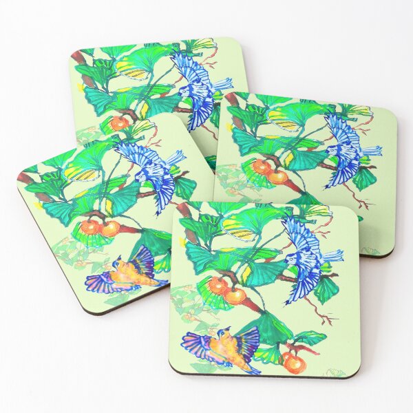 Item preview, Tokyo story Gingko biloba swallow pair designed and sold by drp24.