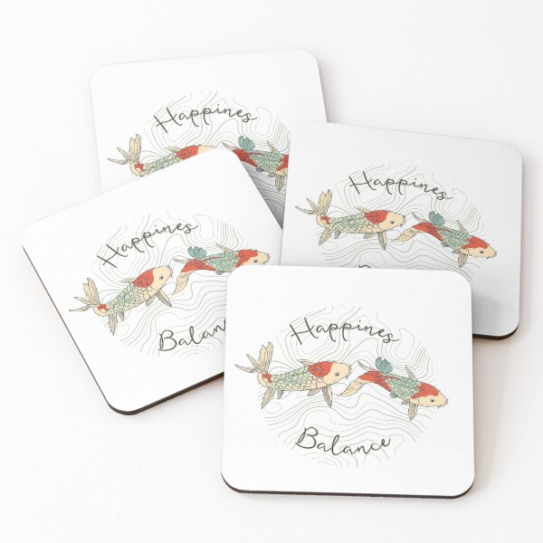 Item preview, Happines and balance, koi fish japense style designed and sold by Kate Made ART.