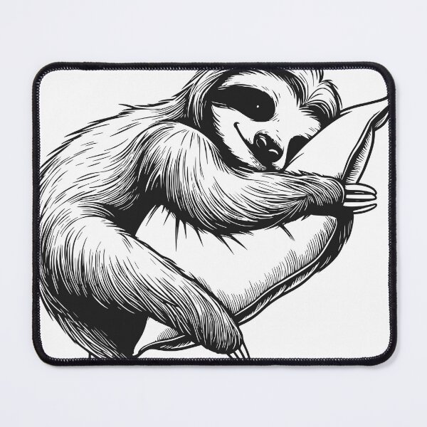 Item preview, Sloth sleeping on pillow / cute sloth with pillow designed and sold by Kr1tos.