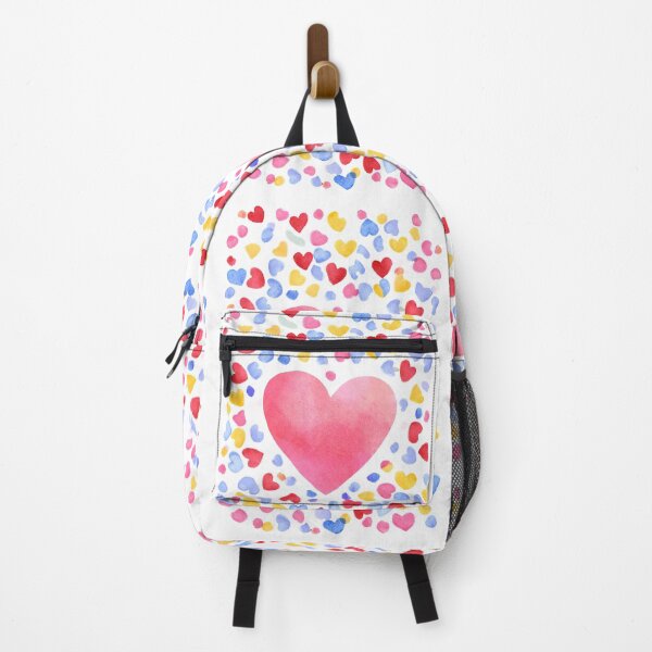 Item preview, Big Valentines Love Heart Confetti Amor Watercolour designed and sold by Kayley | QuintaDaColherArtes.
