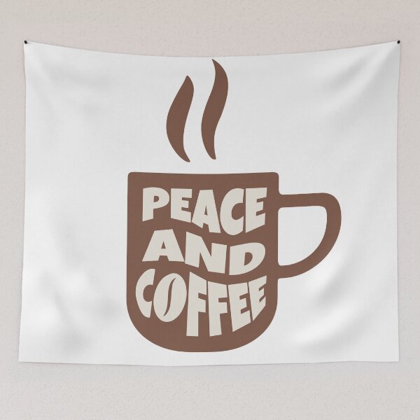 Item preview, Peace & Coffee designed and sold by CyberWindow.