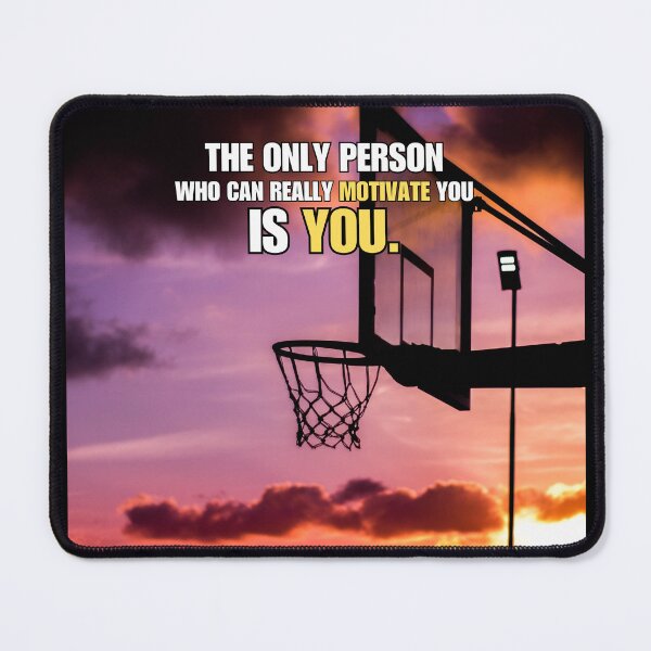 Item preview, Basketball Court Sunset with Motivational Quote designed and sold by hiunlimit.