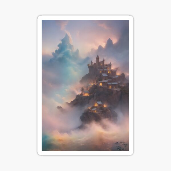 Item preview, Rainbow Oasis Dreamscape: A Shimmering Journey designed and sold by PanoramaPrints.