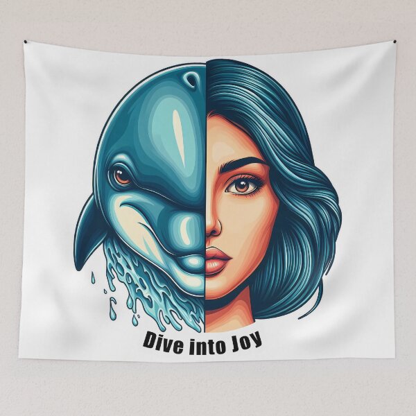 Item preview, Dolphinately Me designed and sold by STICKERSPRITZ.