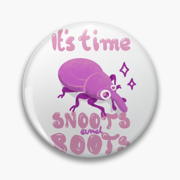 Item preview, It's Time pink cute weevil Snoots and Boots fans designed and sold by Dukate.