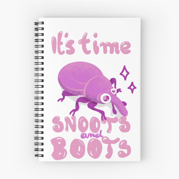 Item preview, It's Time pink cute weevil Snoots and Boots fans designed and sold by Dukate.