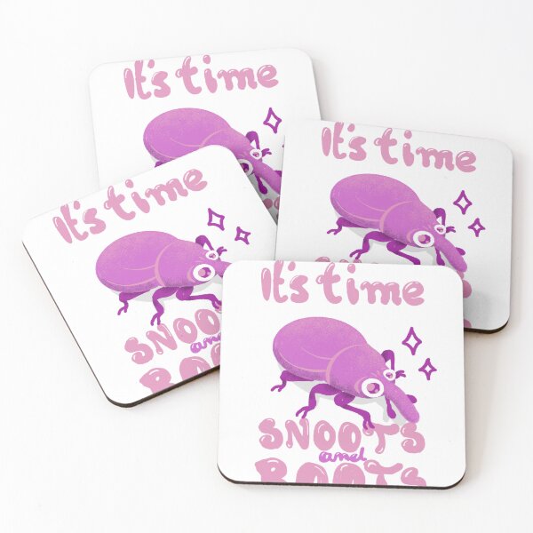 Item preview, It's Time pink cute weevil Snoots and Boots fans designed and sold by Dukate.