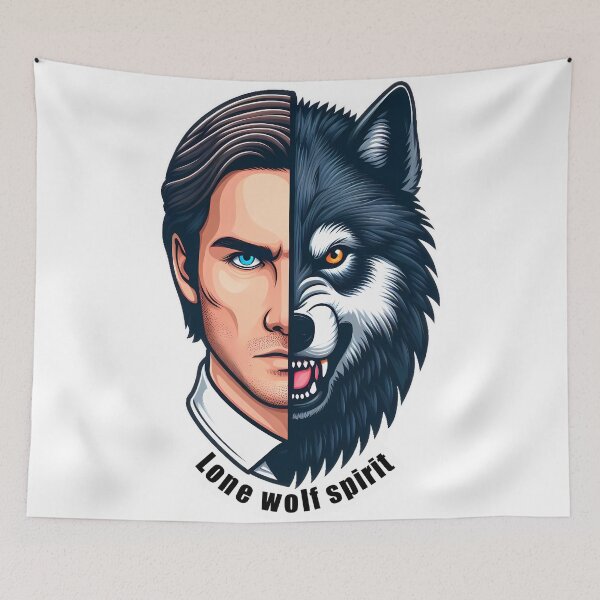 Item preview, Howl With Your Inner Wolf designed and sold by STICKERSPRITZ.
