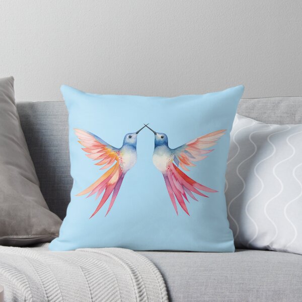 Item preview, Two colorful hummingbirds designed and sold by ganznice.