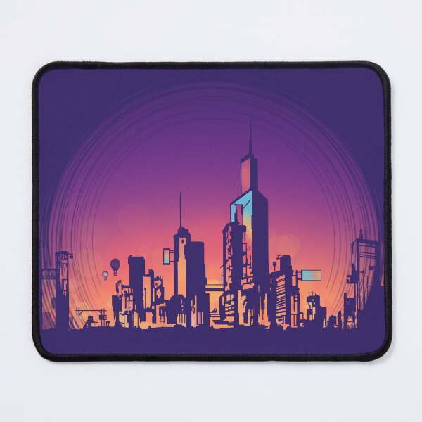 Item preview, Neon Abstract Cityline designed and sold by Alexy44.