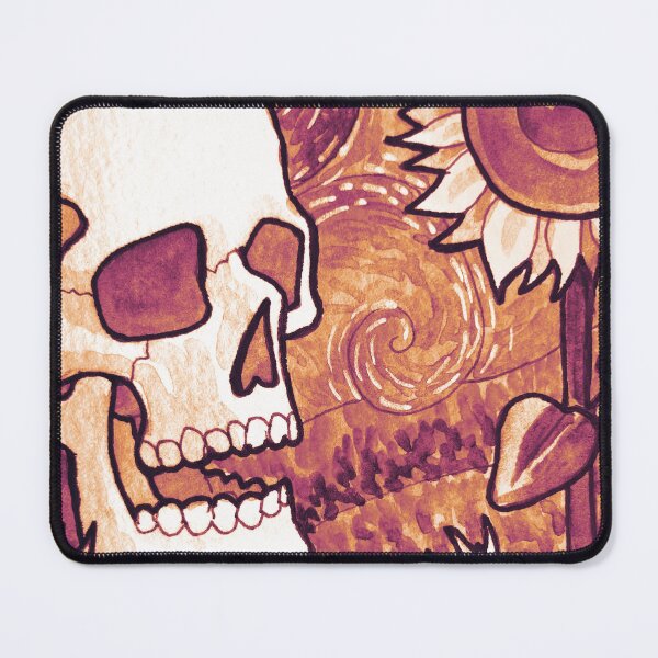 Item preview, Skull and Sunflowers - Inspired Van Gogh designed and sold by Katie Atkin.