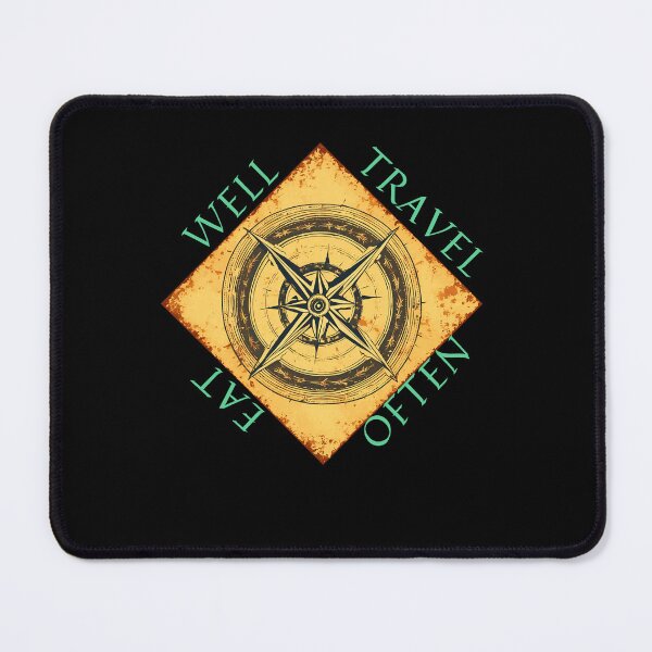 Item preview, Eat Well & Travel Often designed and sold by DESIGNbyDIEGO.