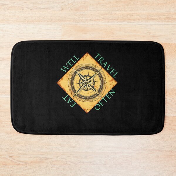 Item preview, Eat Well & Travel Often designed and sold by DESIGNbyDIEGO.