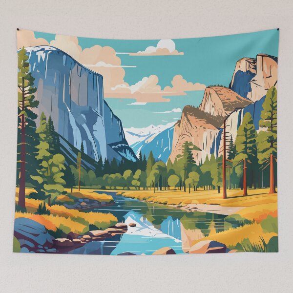 Item preview, Paisaje de Yosemite designed and sold by WildlifeInc.