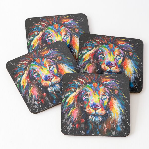 Item preview, Colorful Lion Majesty designed and sold by VladArt House.
