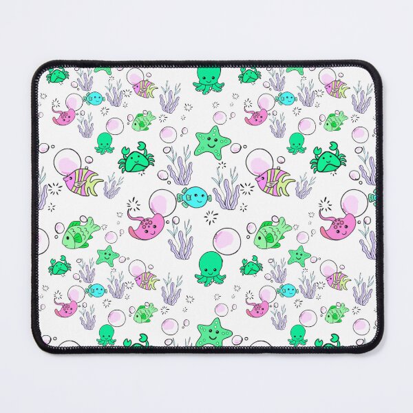Item preview, Fun fish pattern print. Sea animals print designed and sold by By The Moon.