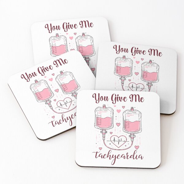 Item preview,  Bee my Valentine - You Give Me Tachycardia Valentine's Day ICU Nurse designed and sold by teedory.