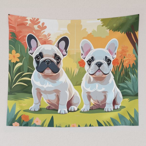 Item preview, Fluffy French Puppies designed and sold by WildlifeInc.